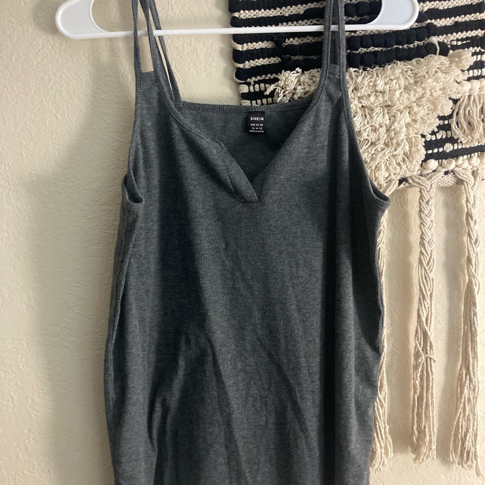 Women's Gray Tank Top